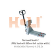 HPS-Customized Pallet Truck Scale is designed for versatility in various industrial environments. This pallet truck scale offers customization options to meet specific application requirements.